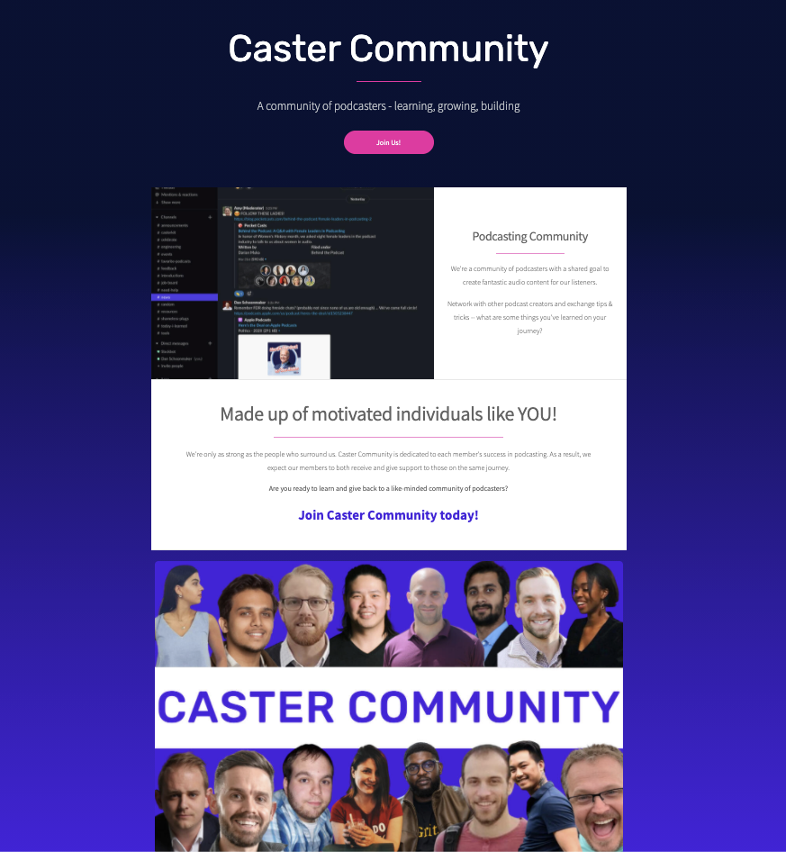 Caster Community Screenshot